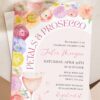 Floral Arch Petals Prosecco Bridal Shower Invitation Canva Template | Printable Spring Bloom Shower Invite Card Floral Arch Petals Prosecco Bridal Shower Invitation Canva Template | Printable Spring Bloom Shower Invite Card