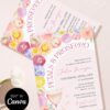 Floral Arch Petals Prosecco Bridal Shower Invitation Canva Template | Printable Spring Bloom Shower Invite Card Floral Arch Petals Prosecco Bridal Shower Invitation Canva Template | Printable Spring Bloom Shower Invite Card