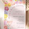 Floral Arch Petals Prosecco Bridal Shower Invitation Canva Template | Printable Spring Bloom Shower Invite Card Floral Arch Petals Prosecco Bridal Shower Invitation Canva Template | Printable Spring Bloom Shower Invite Card