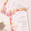 Romantic Soft Pink Petals & Prosecco Bridal Shower Invitation | Pastel Floral Bubbly Luncheon Invite Card Canva Template Romantic Soft Pink Petals & Prosecco Bridal Shower Invitation | Pastel Floral Bubbly Luncheon Invite Card Canva Template