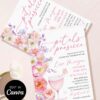 Spring Floral Petals Prosecco Bridal Shower Invitation Canva Template | Editable Bridal Brunch Invite | Colorful Garden Party Pink Orange Lavender Spring Floral Petals Prosecco Bridal Shower Invitation Canva Template | Editable Bridal Brunch Invite | Colorful Garden Party Pink Orange Lavender