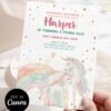 Magical Unicorn Birthday Invitation Template | Pastel Rainbow Unicorn Party Invite Canva Magical Unicorn Birthday Invitation Template | Pastel Rainbow Unicorn Party Invite Canva