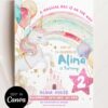 Unicorn Castle Birthday Invitation Card Rainbow Colorful | Editable Princess Pink Fairytale Girls Invitation Unicorn Castle Birthday Invitation Card Rainbow Colorful | Editable Princess Pink Fairytale Girls Invitation