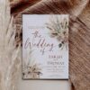 Rustic Tan Boho Wedding Invitation Card | Desert Fall Wedding Invite Template Printable | Neutral Beige Terracotta Pampas Rustic Tan Boho Wedding Invitation Card | Desert Fall Wedding Invite Template Printable | Neutral Beige Terracotta Pampas