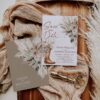 Rustic Western Boho Cowgirl Boots Save the Date Card Template | Desert Boho Pampas Grass Wedding Announcement Rustic Western Boho Cowgirl Boots Save the Date Card Template | Desert Boho Pampas Grass Wedding Announcement