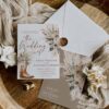 Western Floral Boots Wedding Invitation Card | Cowboy Boot Desert Fall Wedding Invite | Cream Rose Pampas Grass Stationery Western Floral Boots Wedding Invitation Card | Cowboy Boot Desert Fall Wedding Invite | Cream Rose Pampas Grass Stationery