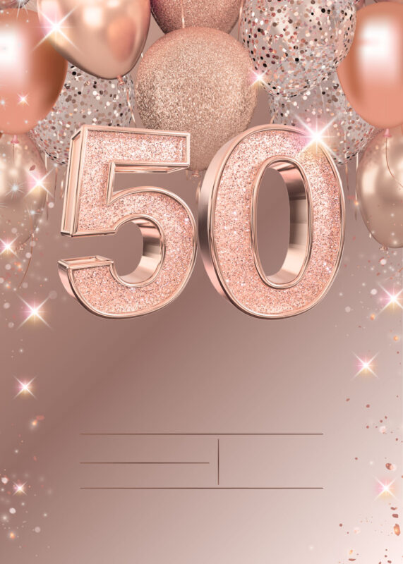 Free Blank 50th Birthday Invitation Card Template Printable Free Blank 50th Birthday Invitation Card Printable Amy Design Templates