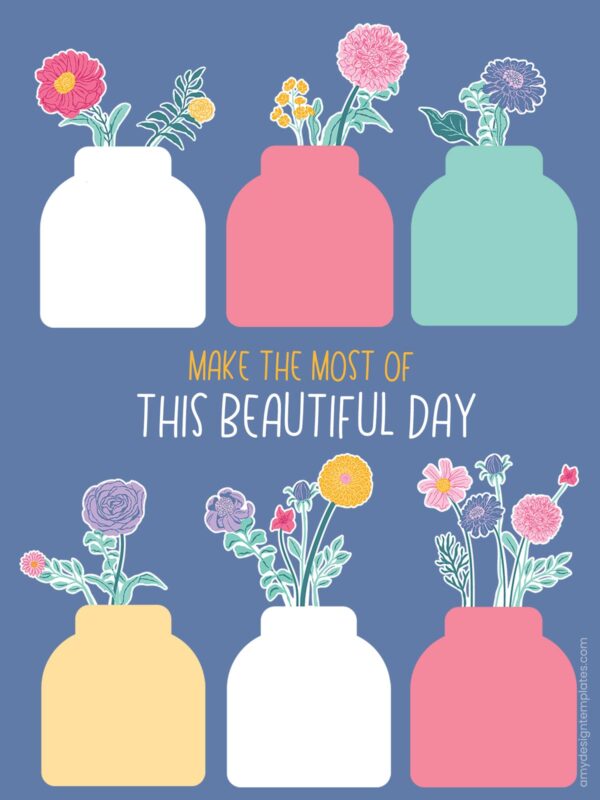 Free DIY Blank Floral Desk Calendar Printable: Perfect for Hand-Cut & Machine-Cut Crafts Free DIY Blank Floral Desk Calendar Printable: Perfect for Hand-Cut & Machine-Cut Crafts Amy Design Templates