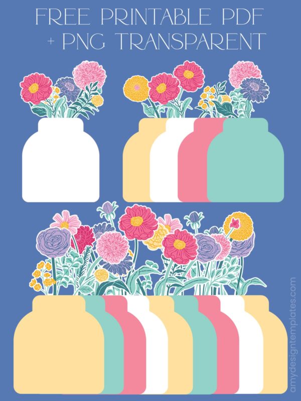 Free DIY Blank Floral Desk Calendar Printable: Perfect for Hand-Cut & Machine-Cut Crafts Free DIY Blank Floral Desk Calendar Printable: Perfect for Hand-Cut & Machine-Cut Crafts Amy Design Templates