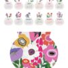 2027 & 2028 Bloom Flowers Printable Floral Desk Calendar DIY | Instant Download (SVG, PNG, PDF) 2027 & 2028 Bloom Flowers Printable Floral Desk Calendar DIY