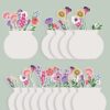 2027 & 2028 Bloom Flowers Printable Floral Desk Calendar DIY | Instant Download (SVG, PNG, PDF) 2027 & 2028 Bloom Flowers Printable Floral Desk Calendar DIY
