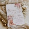 Blooms and Boots Bridal Shower Invitation Template | Western Bridal Shower Invite B069 Bridal Shower Invite 1 Blooms and Boots Template Western Cowboy Invite Amy Design