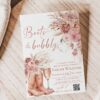 Western Cowgirls Boots and Bubbly Bridal Shower Invitation Card | Boho Terracotta Floral Wedding Shower Invite Western Cowgirls Boots and Bubbly Bridal Shower Invitation Card | Boho Terracotta Floral Wedding Shower Invite
