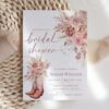 Boho Western Bridal Shower Invitation Template Rustic Cowgirl Boot Printable | Terracotta Desert Chic Wedding Shower | Editable Digital Download Boho Western Bridal Shower Invitation Template | Rustic Cowgirl Boot Printable, Terracotta Desert Chic Wedding Shower, Editable Digital Download