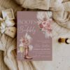 Boots and Bubbly Bridal Shower Invitation Card Template | Western Cowgirl Template Printable | Terracotta Rustic Chic Boots and Bubbly Bridal Shower Invitation Card Template | Western Cowgirl Template Printable | Terracotta Rustic Chic