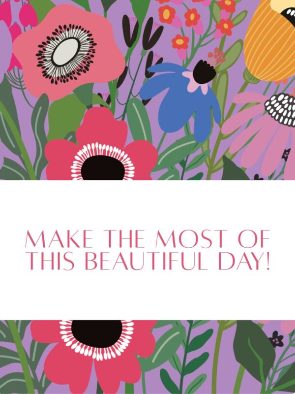 2027 & 2028 Printable Desk Calendar Template | Floral Vase SVG PNG PDF Bundle Flowers Vase Printable Calendar Desk 2027 2028 Template PDF PNG SVG