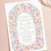 Editable Watercolor Floral Wedding Invitation Template | Pink Blush Garden Wedding Invite Printable Editable Watercolor Floral Wedding Invitation Template | Pink Blush Garden Wedding Invite Printable