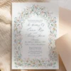 Wildflower Arch Wedding Invitation Template Wildflower Arch Wedding Invitation Template Card