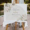 Boho Pampas Grass Bridal Shower Welcome Sign Template | Neutral Floral Arch Bridal Party Poster | Editable Rustic Greenery Entrance Board Boho Pampas Grass Bridal Shower Welcome Sign Template | Neutral Floral Arch Bridal Party Poster | Editable Rustic Greenery Entrance Board