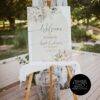 Boho Pampas Grass Bridal Shower Welcome Sign Template | Neutral Floral Arch Bridal Party Poster | Editable Rustic Greenery Entrance Board Boho Pampas Grass Bridal Shower Welcome Sign Template | Neutral Floral Arch Bridal Party Poster | Editable Rustic Greenery Entrance Board
