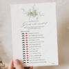 Sage Green Botanical He Said She Said Bridal Shower Game Template | Printable Guess Who Said It Card | Editable Wedding Party Activity Sage Green Botanical He Said She Said Bridal Shower Game Template | Printable Guess Who Said It Card | Editable Sage Floral Wedding Party Activity