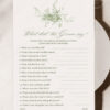 Sage Green What Did The Groom Say Bridal Shower Game Template | Printable Groom Quiz Card | Editable Wedding Game Printable Sage Green What Did The Groom Say Bridal Shower Game Template | Printable Groom Quiz Card | Editable Sage Botanical Wedding Game Printable