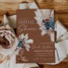 Terracotta Teal Western Boho Bridal Shower Invitation Template Printable | Country Cowgirl Boot Pampas Grass Invite | Southwestern Rust Party Card Terracotta Western Boho Bridal Shower Invitation Template Printable | Country Cowgirl Boot Pampas Grass Invite | Southwestern Rust Party Card