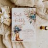 Boots and Bubbly Teal Bridal Shower Invitation Template Printable | Western Cowgirl Boot Pampas Grass Card | Country Champagne Party Invite Boots and Bubbly Bridal Shower Invitation Template Printable | Western Cowgirl Boot Teal Pampas Grass Card | Country Champagne Party Invite