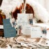 Boho Western Teal Cowboy Boots Wedding Invitation Suite Printable | Pampas Grass Wedding Invite Set | Editable RSVP Details Teal Floral Stationery Bundle E127 Wedding Suite 2 Boho Western Cowboy Boots Wedding Invitation Printable Teal Bohemian Amy 1