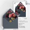 Vintage Moody Flower Envelope Liner Template | DIY Printable Floral Liners | SVG For Cricut PDF | A1 A2 A6 A7 C5 C6 Vintage Floral Envelope Liner Template | DIY Printable Moody Flower Liners | SVG For Cricut, PDF, Corjl Editable Background | A1 A2 A6 A7 C5 C6