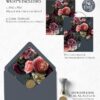 Vintage Moody Flower Envelope Liner Template | DIY Printable Floral Liners | SVG For Cricut PDF | A1 A2 A6 A7 C5 C6 Vintage Floral Envelope Liner Template | DIY Printable Moody Flower Liners | SVG For Cricut, PDF, Corjl Editable Background | A1 A2 A6 A7 C5 C6