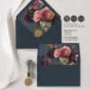 Vintage Moody Flower Envelope Liner Template | DIY Printable Floral Liners | SVG For Cricut PDF | A1 A2 A6 A7 C5 C6 Vintage Floral Envelope Liner Template | DIY Printable Moody Flower Liners | SVG For Cricut, PDF, Corjl Editable Background | A1 A2 A6 A7 C5 C6