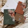 Terracotta Emerald Olive Wedding Invitation Suite Template Printable | Rust Green Floral RSVP Card Set | Boho Autumn Botanical Marriage Terracotta Emerald Olive Wedding Invitation Suite Template Printable | Rust Green Floral RSVP Card Set | Boho Autumn Botanical Marriage Invite
