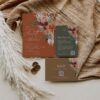 Terracotta Emerald Olive Wedding Invitation Suite Template Printable | Rust Green Floral RSVP Card Set | Boho Autumn Botanical Marriage Terracotta Emerald Olive Wedding Invitation Suite Template Printable | Rust Green Floral RSVP Card Set | Boho Autumn Botanical Marriage Invite