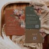 Terracotta Emerald Olive Wedding Invitation Suite Template Printable | Rust Green Floral RSVP Card Set | Boho Autumn Botanical Marriage Terracotta Emerald Olive Wedding Invitation Suite Template Printable | Rust Green Floral RSVP Card Set | Boho Autumn Botanical Marriage Invite