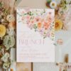 Pink Peach Floral Bridal Brunch Invitation Template Printable | Watercolor Spring Flower Bridal Shower Invite | Editable Blush Pink Marriage Card Pink Peach Floral Bridal Brunch Invitation Template Printable | Watercolor Spring Flower Bridal Shower Invite | Editable Blush Pink Marriage Card