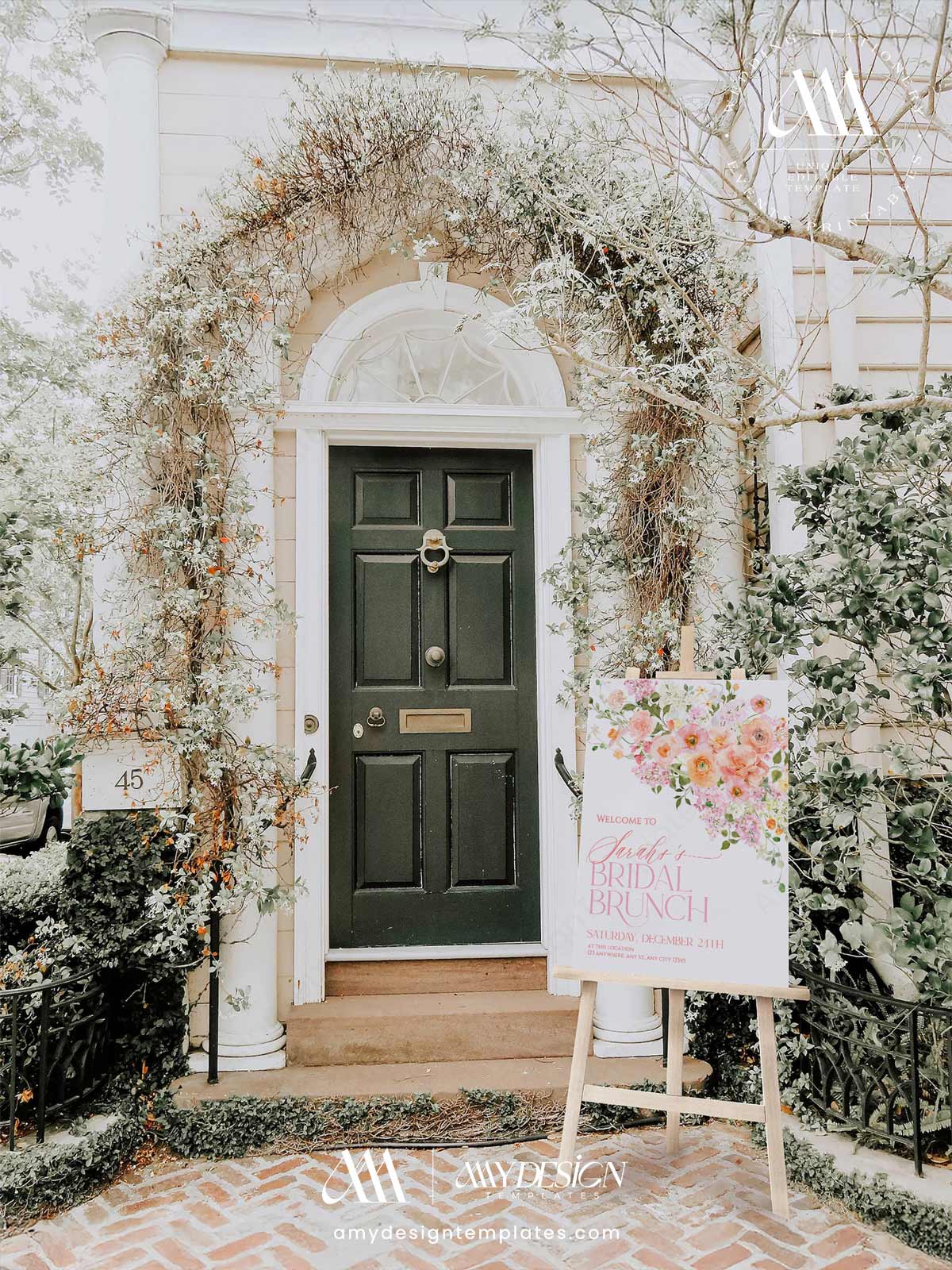 Pink Peach Floral Bridal Brunch Welcome Sign Template Printable | Watercolor Spring Flower Bridal Shower Board | Editable Blush Pink Entrance Poster Pink Peach Floral Bridal Brunch Welcome Sign Template Printable | Watercolor Spring Flower Bridal Shower Board | Editable Blush Pink Entrance Poster