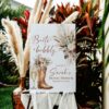 Boots and Bubbly Country Bachelorette Bridal Shower Welcome Sign Template | Printable Cowgirl Boot Champagne Glass Pampas Grass Board | Editable White Vertical Entrance Display Boots and Bubbly Country Bachelorette Bridal Shower Welcome Sign Template | Printable Cowgirl Boot Champagne Glass Pampas Grass Board | Editable White Vertical Entrance Display