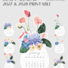 Watercolor Tropical Botanical Jar Desk Calendar Monthly Card Printable DIY | Anthurium Water Lily Monthly Cards Calendar Printable 2027 2028 Digital Download Watercolor Tropical Botanical Jar Desk Calendar Monthly Card Printable DIY | Anthurium Water Lily Monthly Cards Calendar Printable 2027 2028 Digital Download