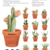 Cactus Succulent Pot Watercolor Desk Calendar Printable | Terracotta Houseplant Monthly Cards Calendar 2027 2028 Cactus Succulent Pot Watercolor Desk Calendar Printable | Terracotta Houseplant Monthly Cards Calendar 2027 2028