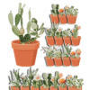 Cactus Succulent Pot Watercolor Desk Calendar Printable | Terracotta Houseplant Monthly Cards Calendar 2027 2028 Cactus Succulent Pot Watercolor Desk Calendar Printable | Terracotta Houseplant Monthly Cards Calendar 2027 2028
