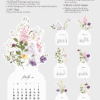 Lilac Narcissus Watercolor Jar Desk Calendar Monthly Cards Printable | Vintage Botanical Monthly Cards Printable Calendar 2027 208 | Vase Aesthetic Office Decor Lilac Narcissus Watercolor Jar Desk Calendar Monthly Cards Printable | Vintage Botanical Monthly Cards Printable Calendar 2027 2028 | Vase Aesthetic Office Decor