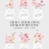 Sweet Watercolor Flowers DIY Desk Calendar Printable | Botanical Monthly Cards 2027 2028 | Desk Planner Paper Craft Calendar Sweet Watercolor Flowers DIY Desk Calendar Printable | Botanical Monthly Cards 2027 2028 | Desk Planner Paper Craft Calendar