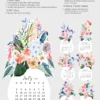 Watercolor Hibiscus Desk Calendar Printable Monthly Planner DIY | Tropical Botanical Monthly Desk Decor 2027 2028 Calendar Watercolor Hibiscus Desk Calendar Printable Monthly Planner DIY | Tropical Botanical Monthly Desk Decor 2027 2028 Calendar
