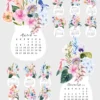 Watercolor Hibiscus Desk Calendar Printable Monthly Planner DIY | Tropical Botanical Monthly Desk Decor 2027 2028 Calendar Watercolor Hibiscus Desk Calendar Printable Monthly Planner DIY | Tropical Botanical Monthly Desk Decor 2027 2028 Calendar