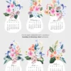 Watercolor Hibiscus Desk Calendar Printable Monthly Planner DIY | Tropical Botanical Monthly Desk Decor 2027 2028 Calendar Watercolor Hibiscus Desk Calendar Printable Monthly Planner DIY | Tropical Botanical Monthly Desk Decor 2027 2028 Calendar