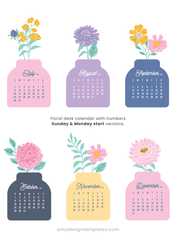 Pastel Peony Dahlia Jar Desk Calendar Monthly Printable Card | Floral Bouquet Monthly Calendar 2027 2028 | Retro Glass Jar Aesthetic Office Decor Pastel Peony Dahlia Jar Desk Calendar Monthly Printable Card | Floral Bouquet Monthly Calendar 2027 2028 | Retro Glass Jar Aesthetic Office Decor