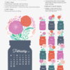 Floral Mason Jar Desk Calendar Monthly Printable Digital Download | Floral Bouquet Planner Monthly Cards 2027 2028 | Retro Glass Jar Aesthetic Office Decor Floral Mason Jar Desk Calendar Monthly Printable Digital Download | Floral Bouquet Planner Monthly Cards 2027 2028 | Retro Glass Jar Aesthetic Office Decor
