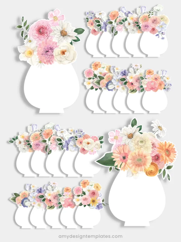 Pastel Dahlia Peony Vase Desk Calendar Planner Printable | Spring Floral Bouquet Monthly Cards 2027 2028 | Aesthetic Desk Accessories Pastel Dahlia Peony Vase Desk Calendar Planner Printable | Spring Floral Bouquet Monthly Cards 2027 2028 | Aesthetic Desk Accessories