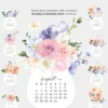 Pastel Dahlia Peony Vase Desk Calendar Planner Printable | Spring Floral Bouquet Monthly Cards 2027 2028 | Aesthetic Desk Accessories Pastel Dahlia Peony Vase Desk Calendar Planner Printable | Spring Floral Bouquet Monthly Cards 2027 2028 | Aesthetic Desk Accessories